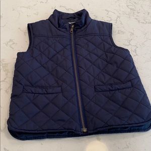 Boys Crew Cuts quilted vest size 4-5